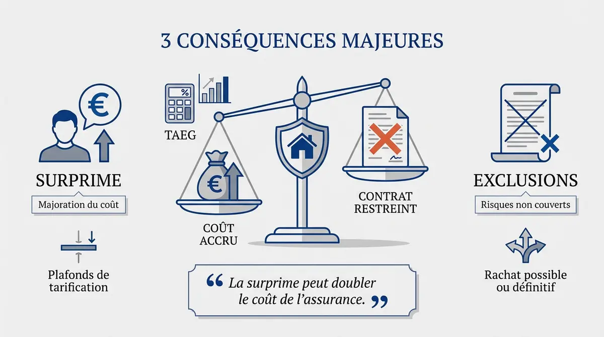 Impact des risques aggravés sur le contrat d'assurance de prêt immobilier