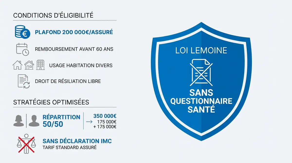 Loi Lemoine et fin du questionnaire de santé pour l'assurance emprunteur