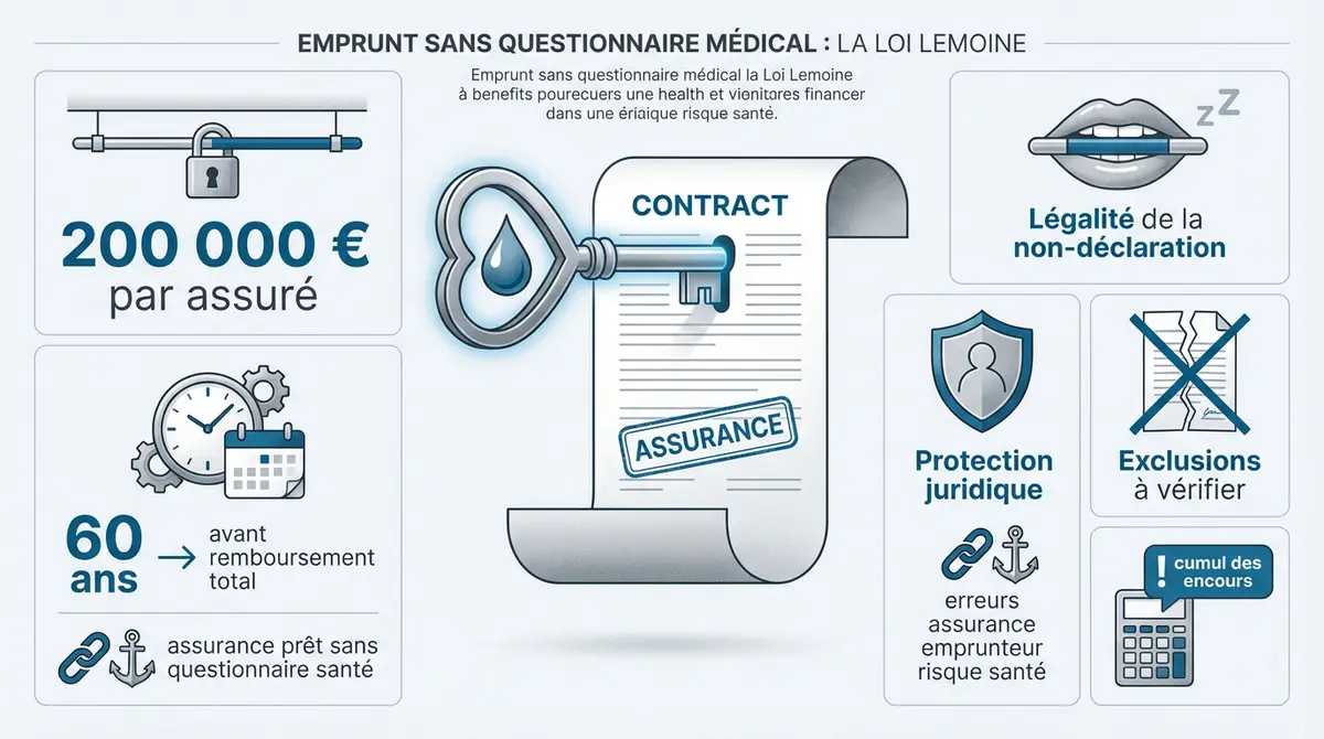Illustration de la loi Lemoine pour l'assurance emprunteur sans formalités médicales